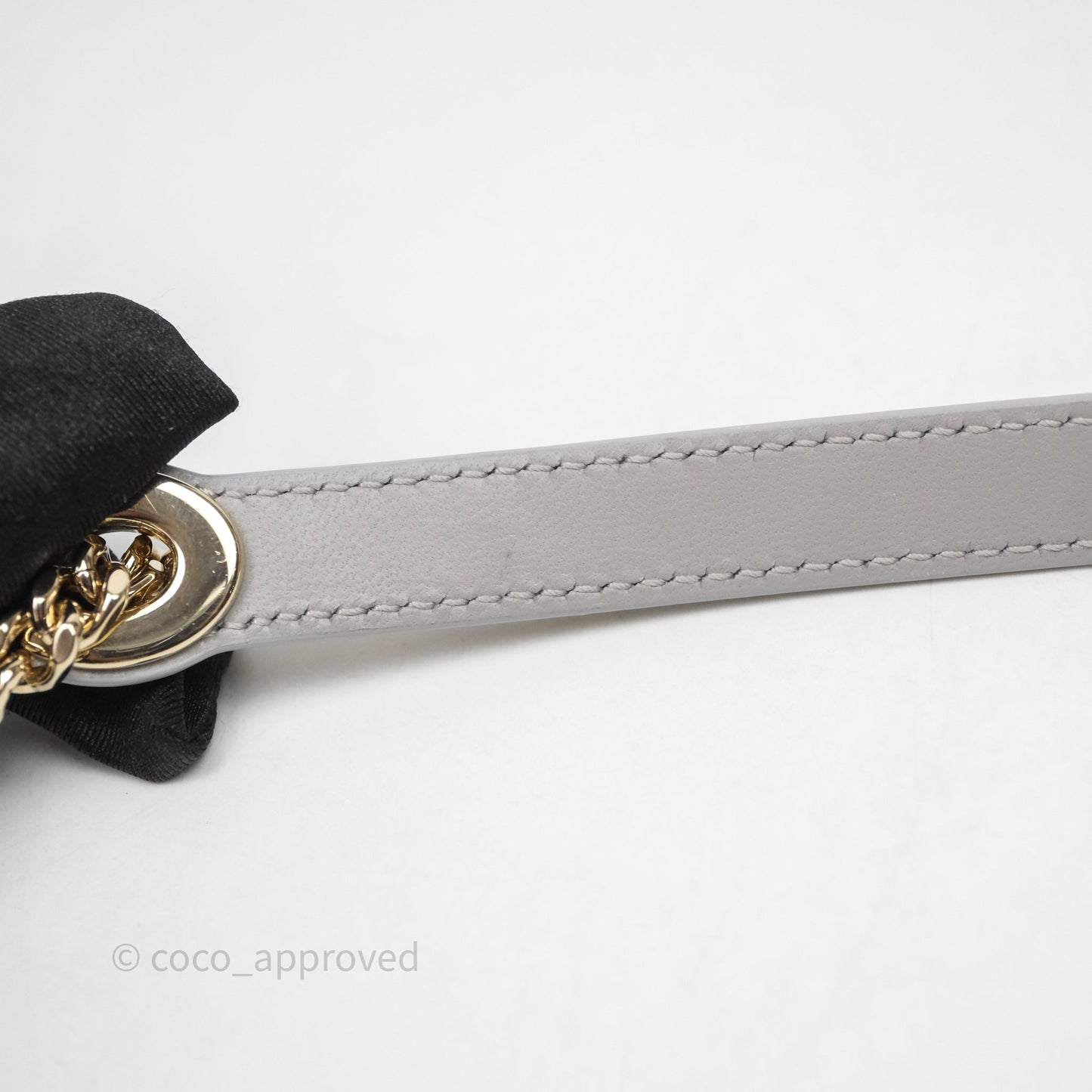 Christian Dior Mini Lady Dior Gray Lambskin Cannage Diamonds Gold Hardware