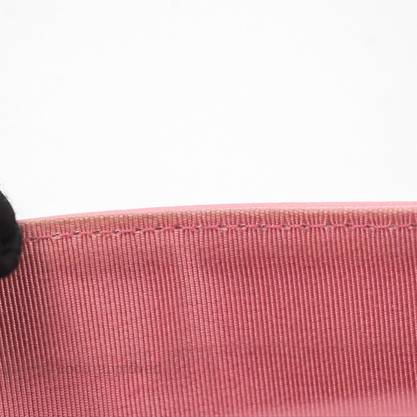 Chanel Quilted Flap Card Holder Pink Lambskin Silver Hardware