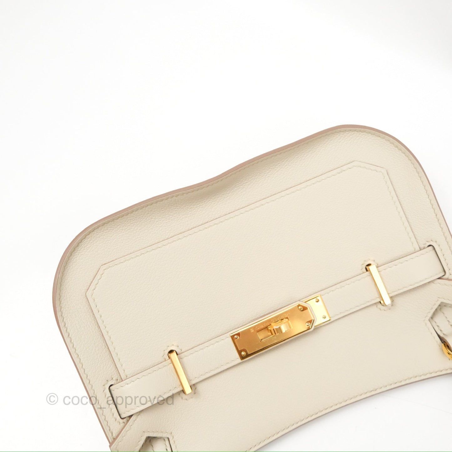 Hermès Mini Jypsiere Beton Evercolor Gold Hardware