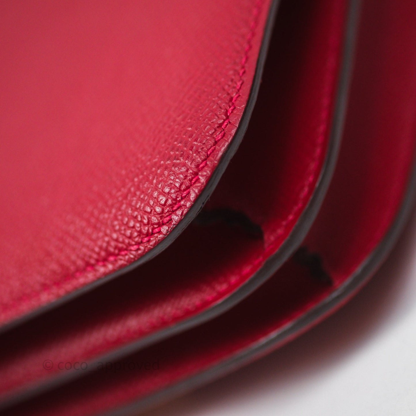 Hermès Constance Mini 18cm Rouge Casque Epsom Gold Hardware
