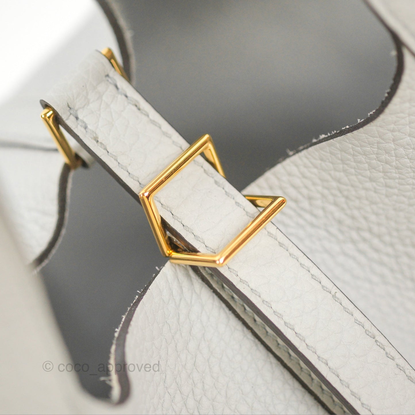 Hermès Picotin 18 Blue Pale Clemence Gold Hardware