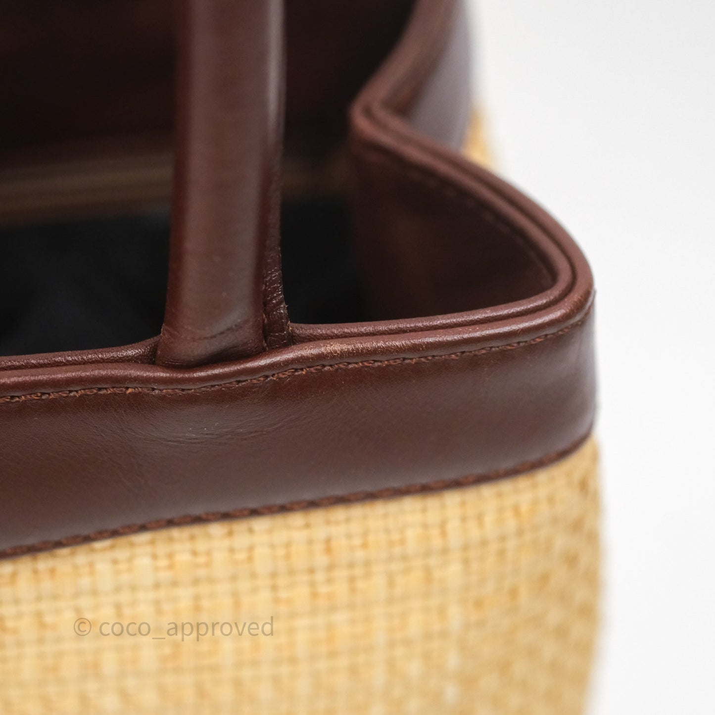 Chanel Vintage Rattan Tote Bag
