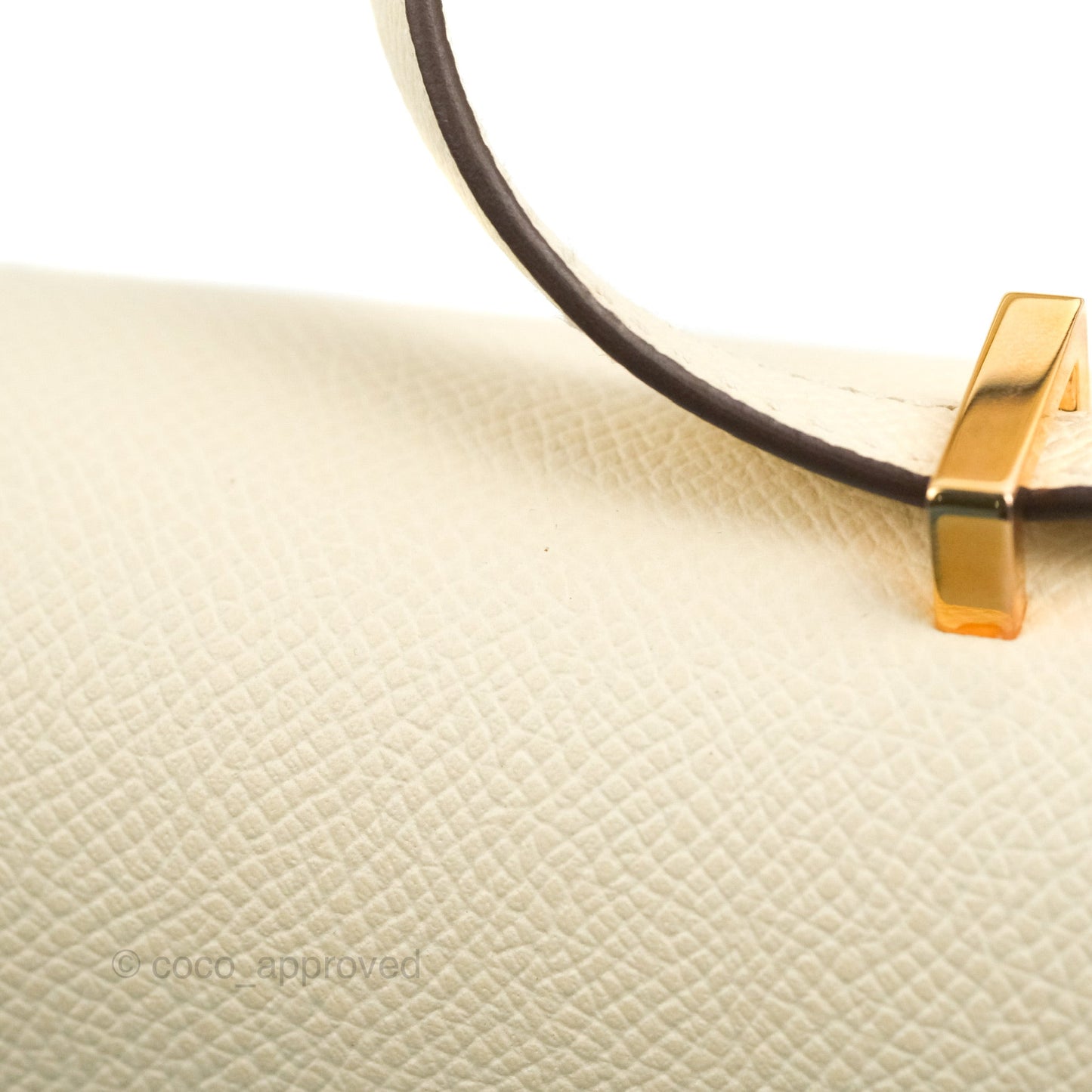 Hermès Constance Mini 18cm Nata Epsom Rose Gold Hardware