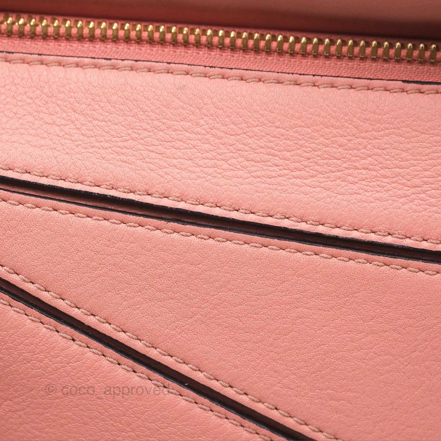 Loewe Small Puzzle Bag Pink Calfskin