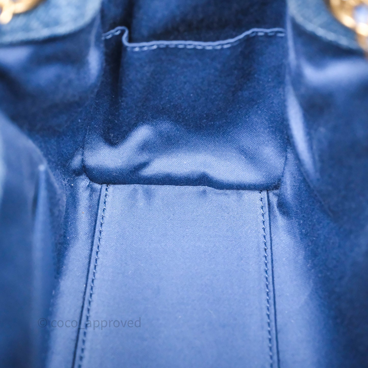 Chanel 25 Mini Washed Denim Aged Gold Hardware