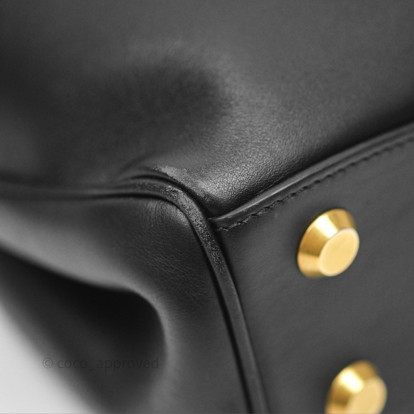 Balenciaga Rodeo Mini in Black Smooth Calfskin Gold Hardware