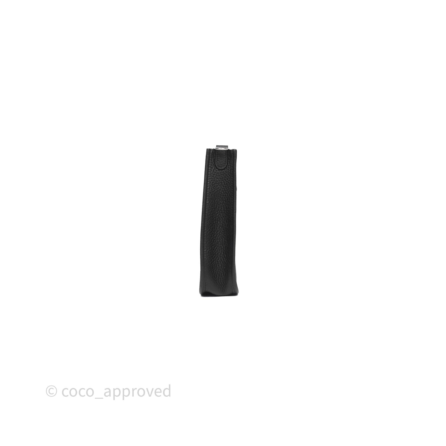 Hermès Mini Evelyne 16 Black Noir 89 Clemence Palladium Hardware