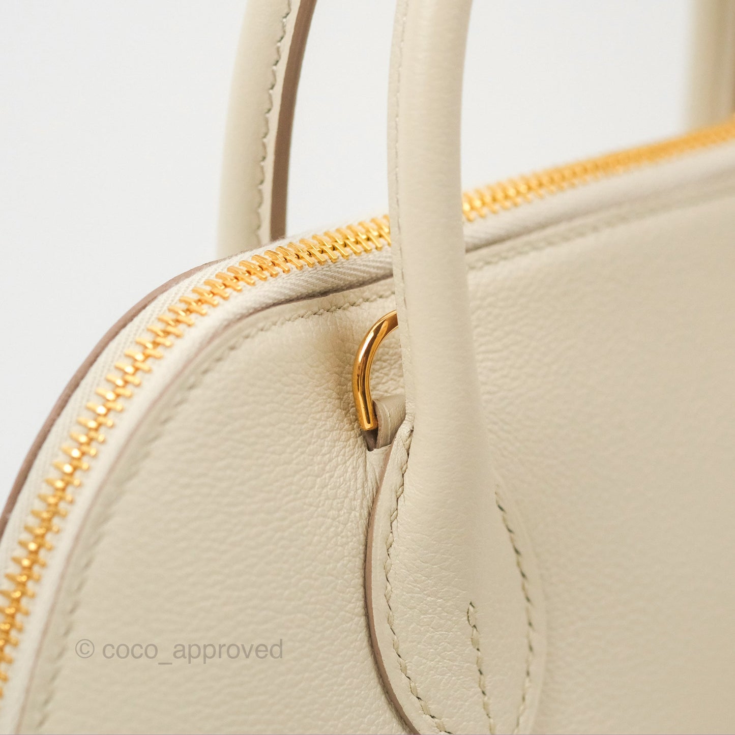 Hermès Bolide 1923 25 Beton Evercolor Gold Hardware