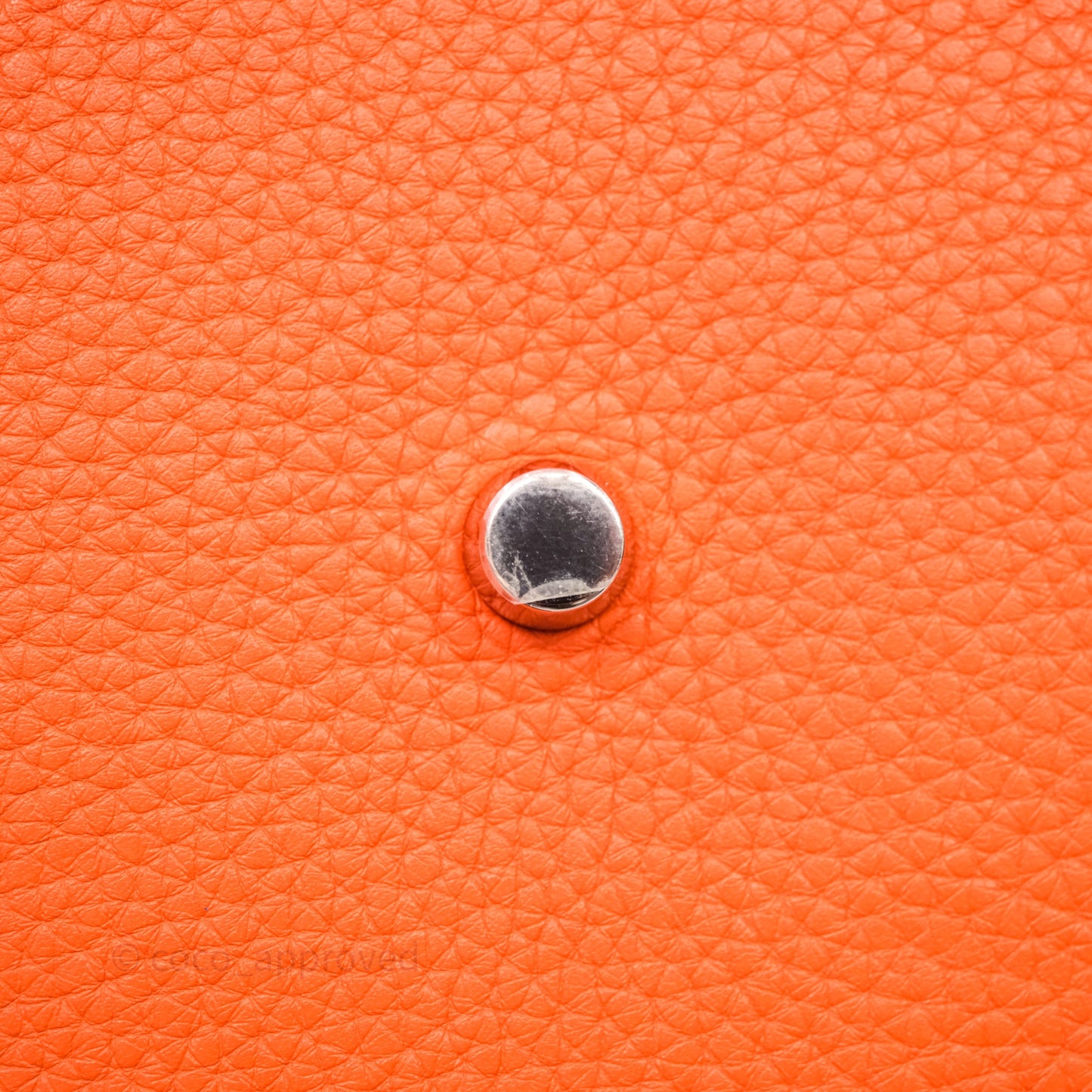 Hermès Lindy 30 Orange 93 Clemence Palladium Hardware
