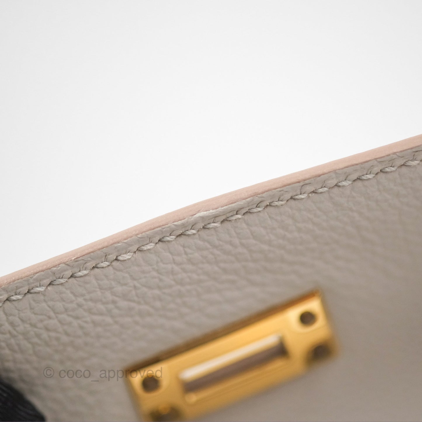 Hermès Kelly Danse II Bag Gris Perle 80 Evercolor Gold Hardware