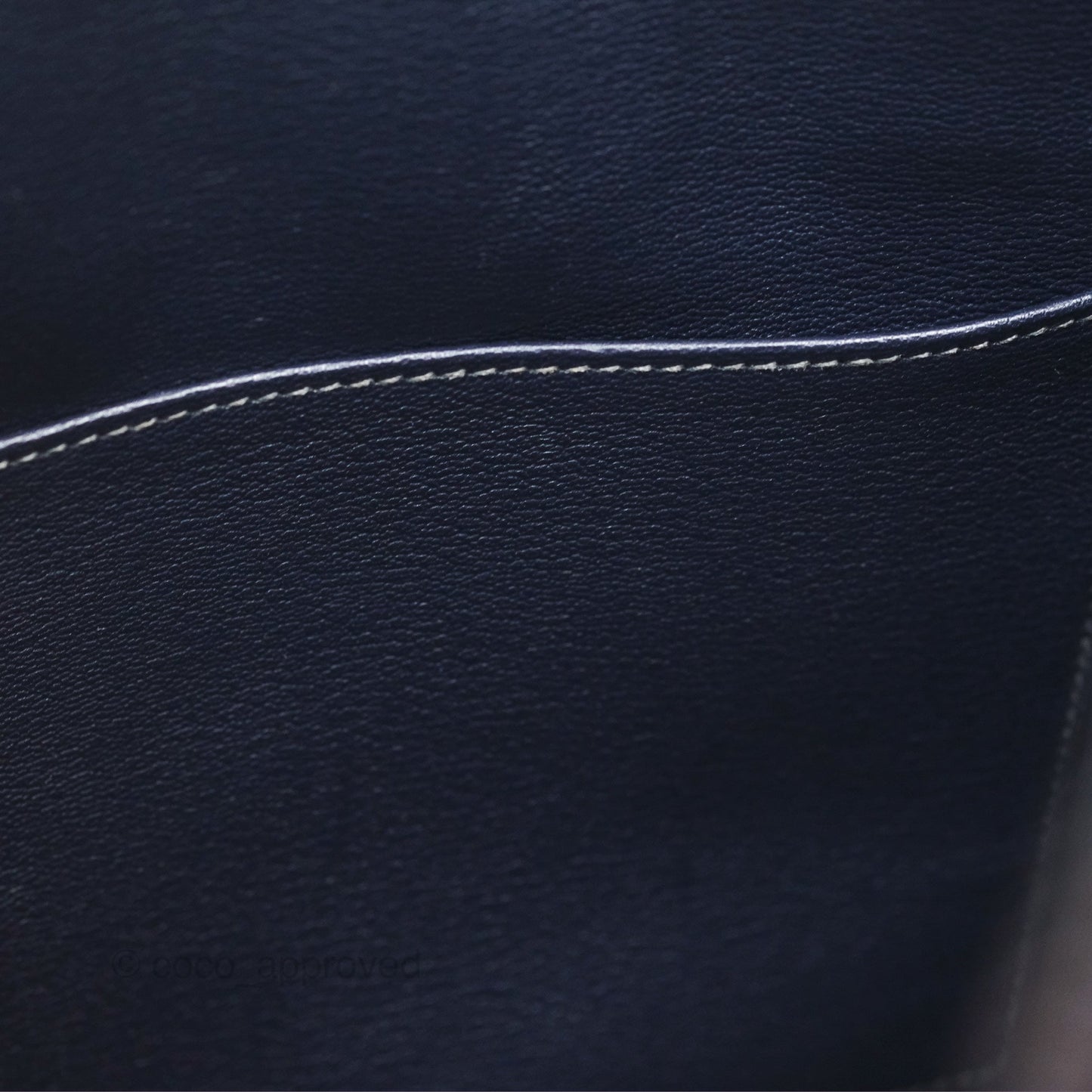 Hermès Birkin 35 Porosus Marine 78 Palladium Hardware