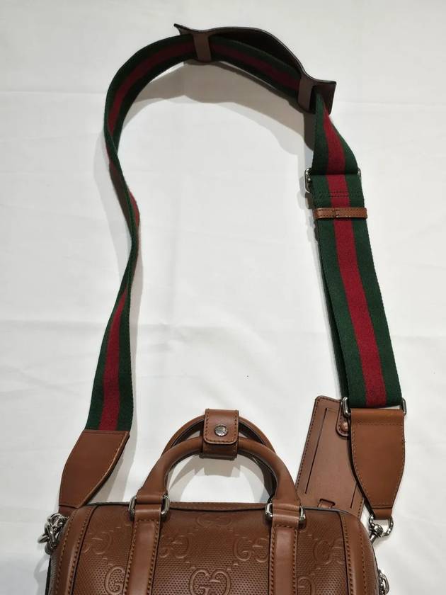 Luxury Gucci Trending 2025 Jumbo GG top handle mini brown duffel bag 725292