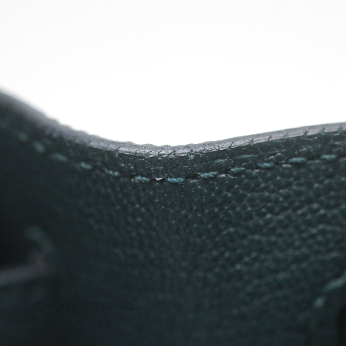 Hermès Birkin 25 Retourne Vert Cypres 6O Togo Gold Hardware