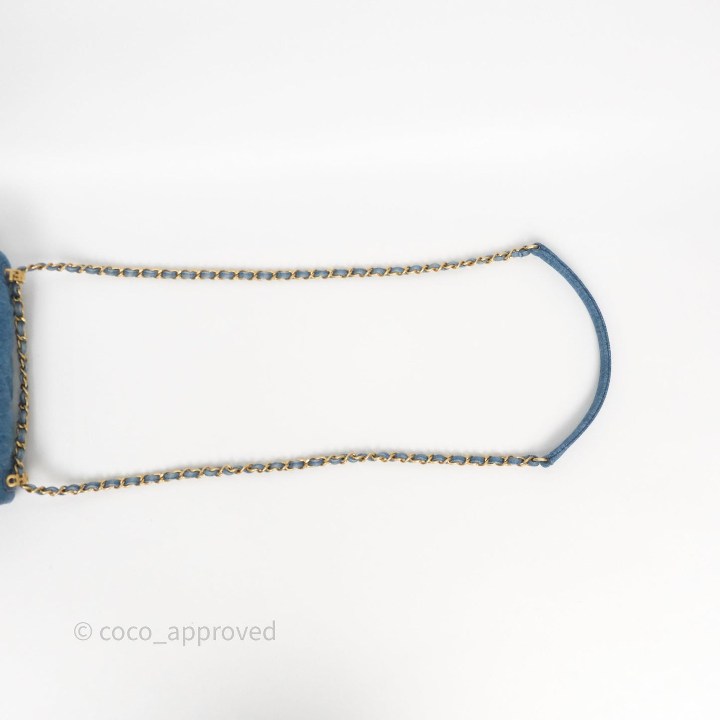 Chanel Small Denim Mood Flap Quilted Blue Multicolor