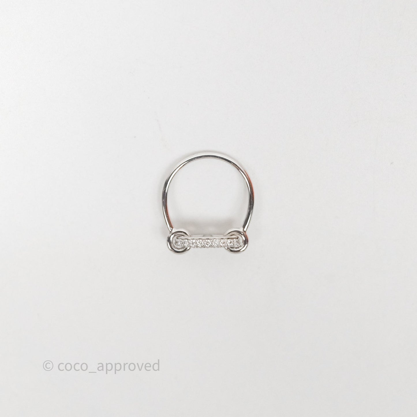 Hermès Farandole Diamonds Ring White Gold