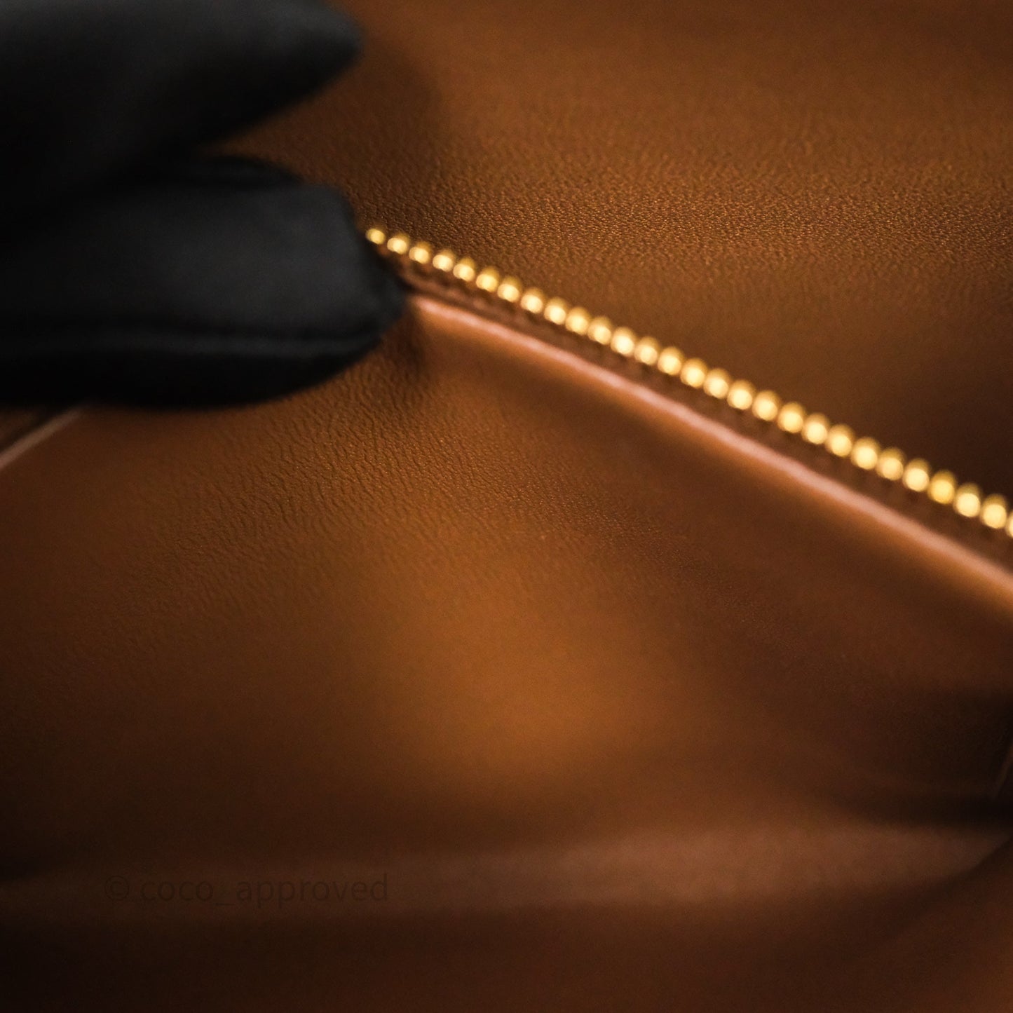 Celine Teen Triomphe Bag Shiny Calfskin Brown