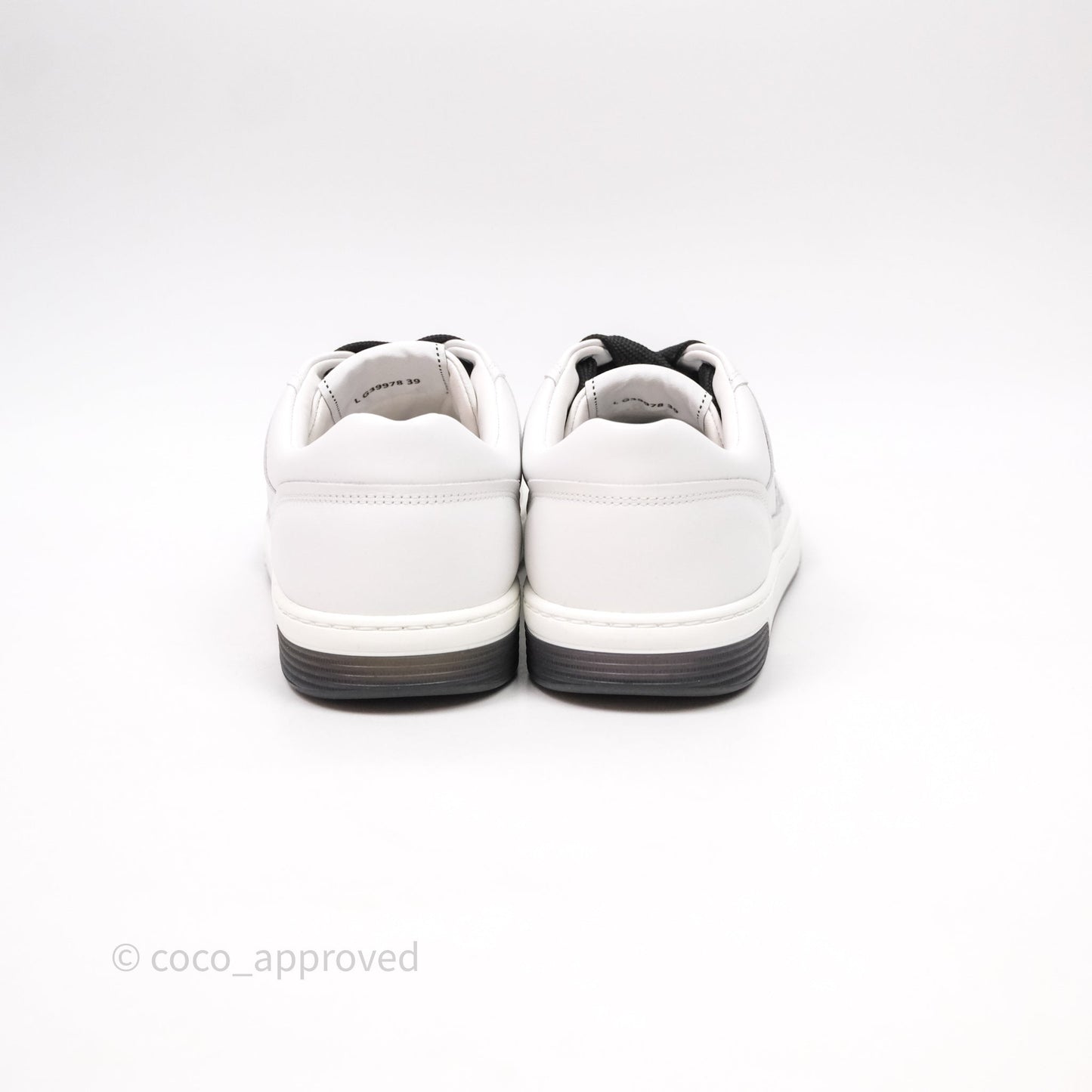 Chanel Logo Sneakers White Size 39