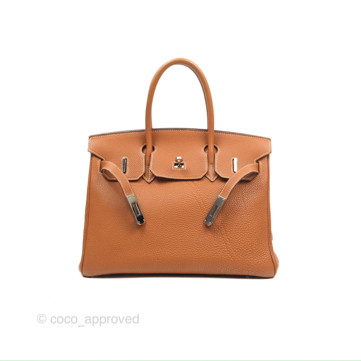 Hermès Birkin 30 Retourne Gold Clemence Palladium Hardware