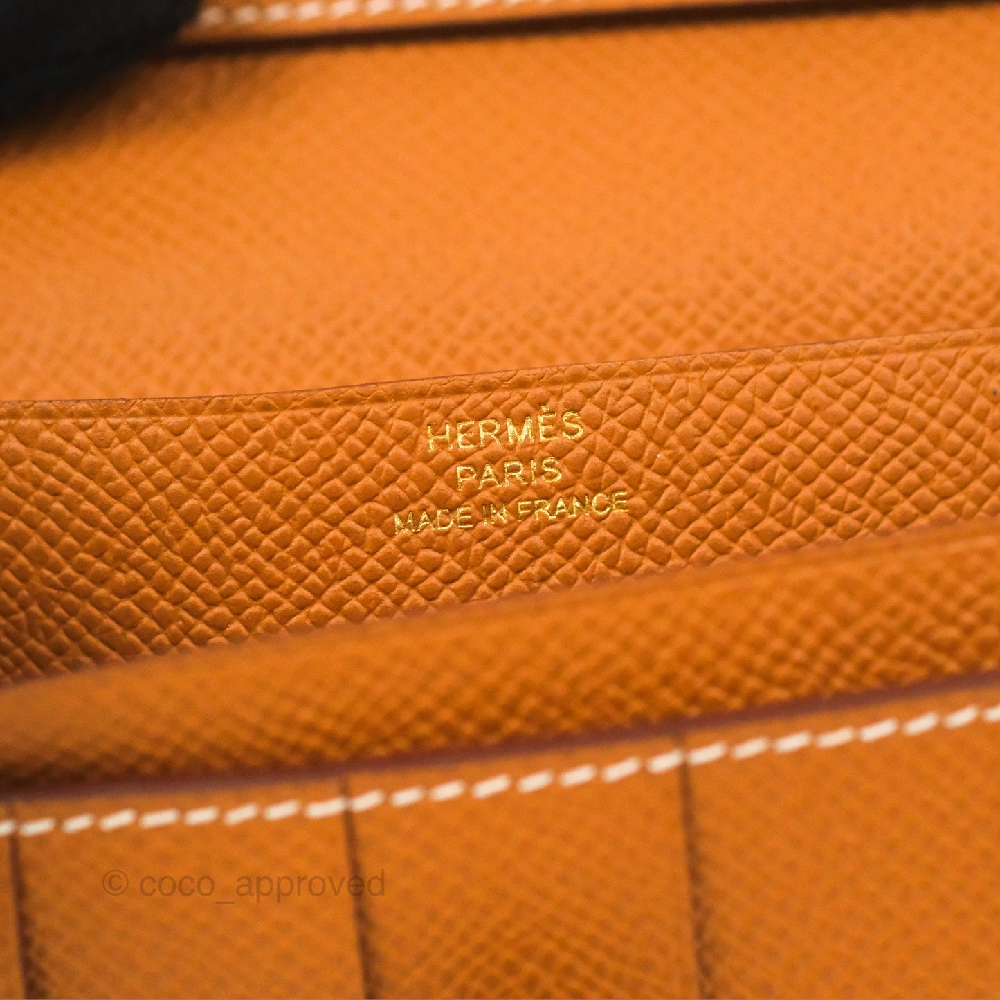 Hermès Bearn Wallet Gold Epsom Gold Hardware