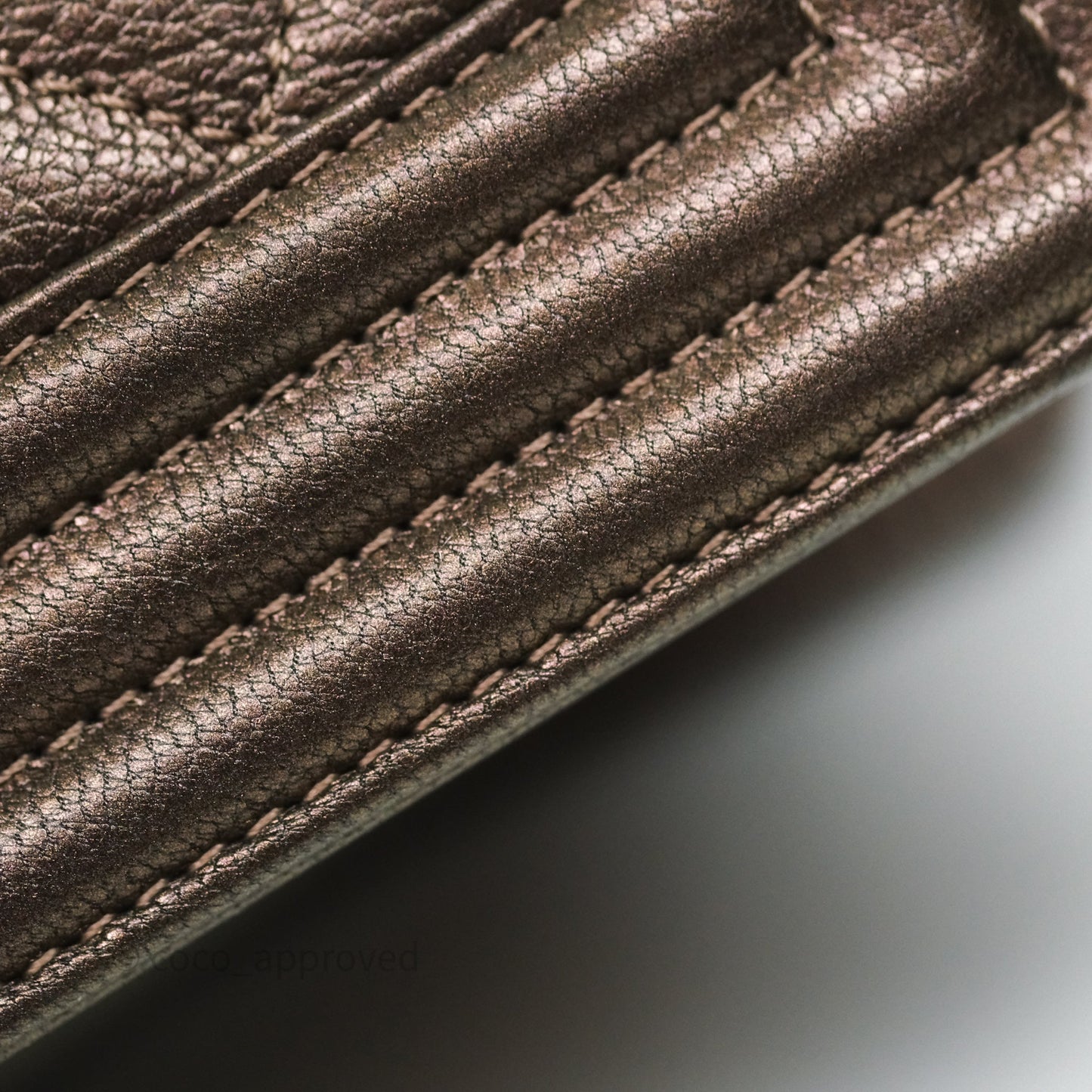 Chanel Quilted Medium Boy Iridescent Bronze Goatskin Rainbow Hardware