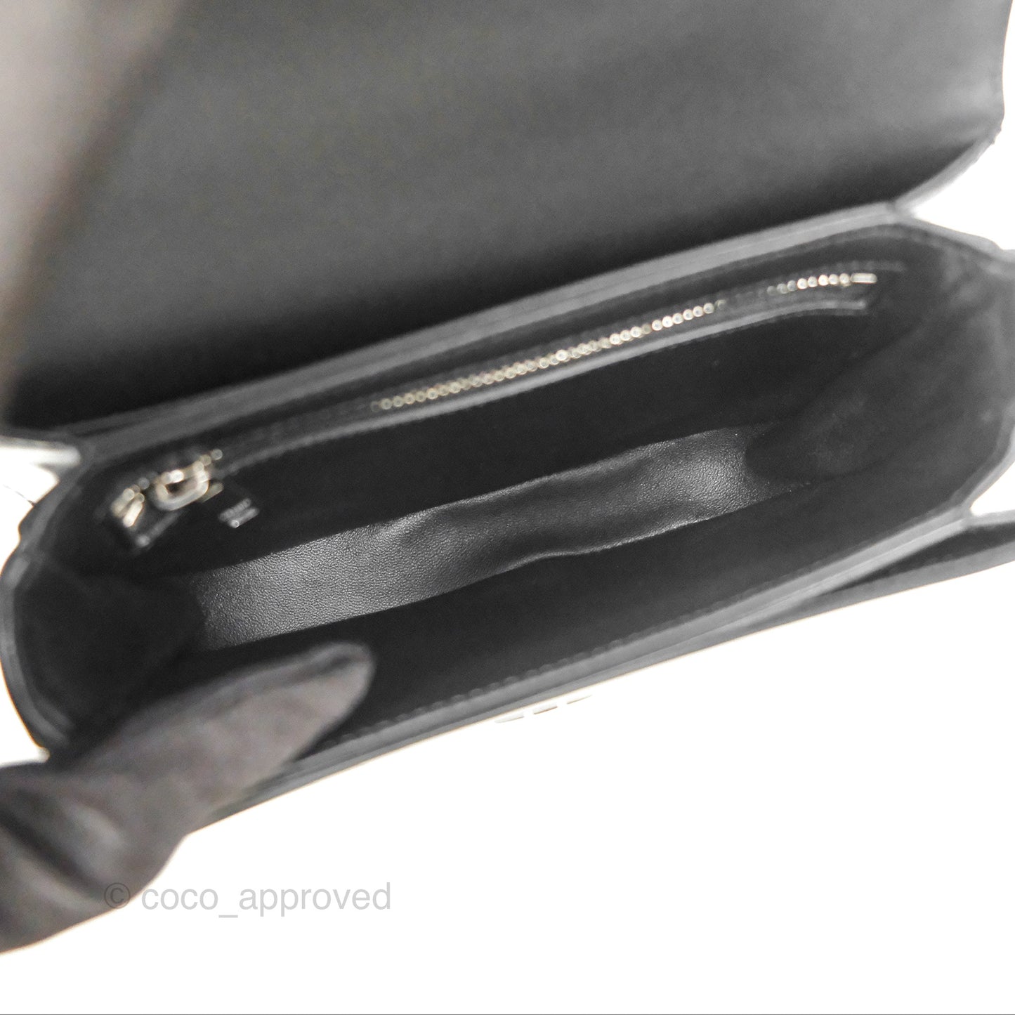 Celine Chain Besace Clea Shiny Calfskin So Black