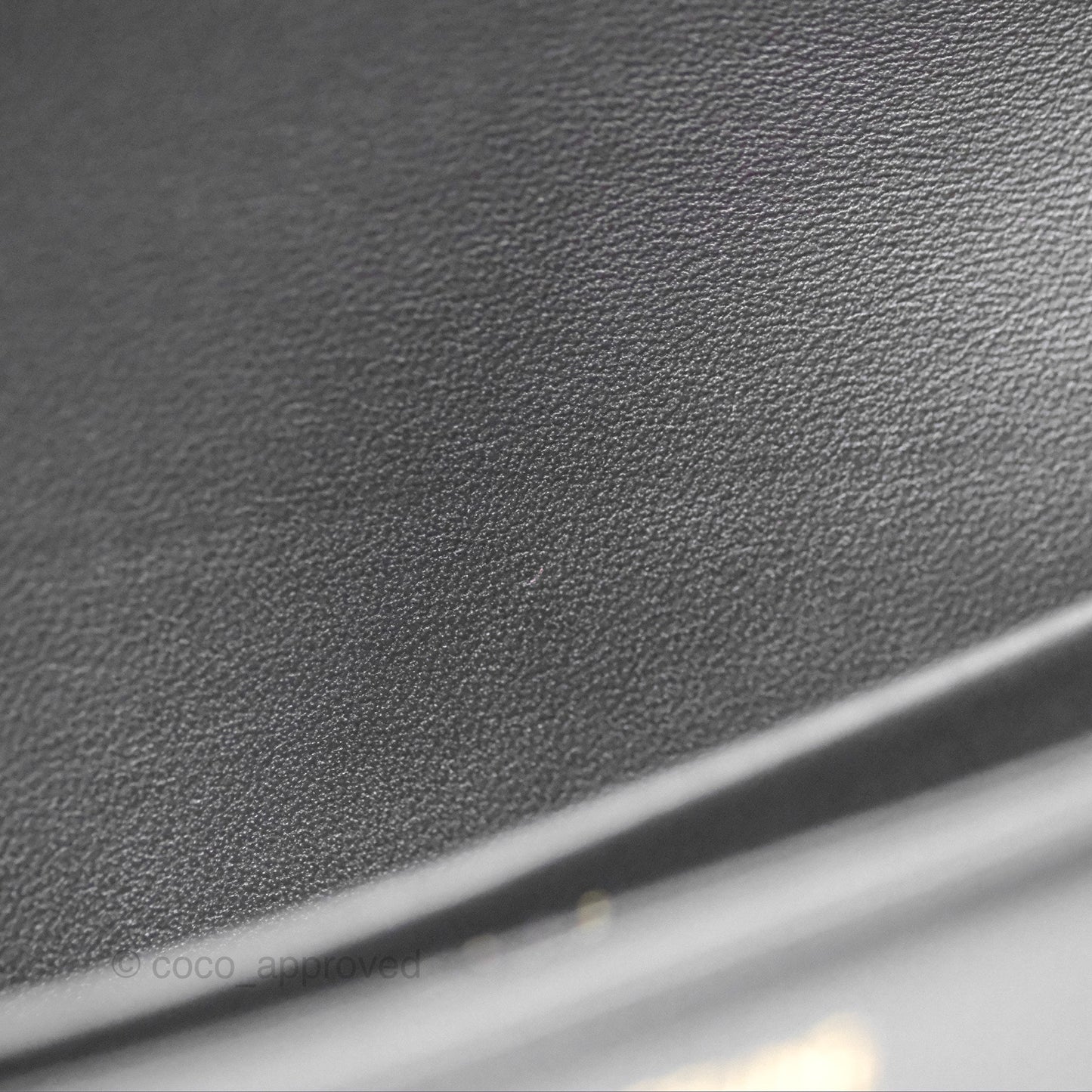 Celine Triomphe Shoulder Bag Black Calfskin
