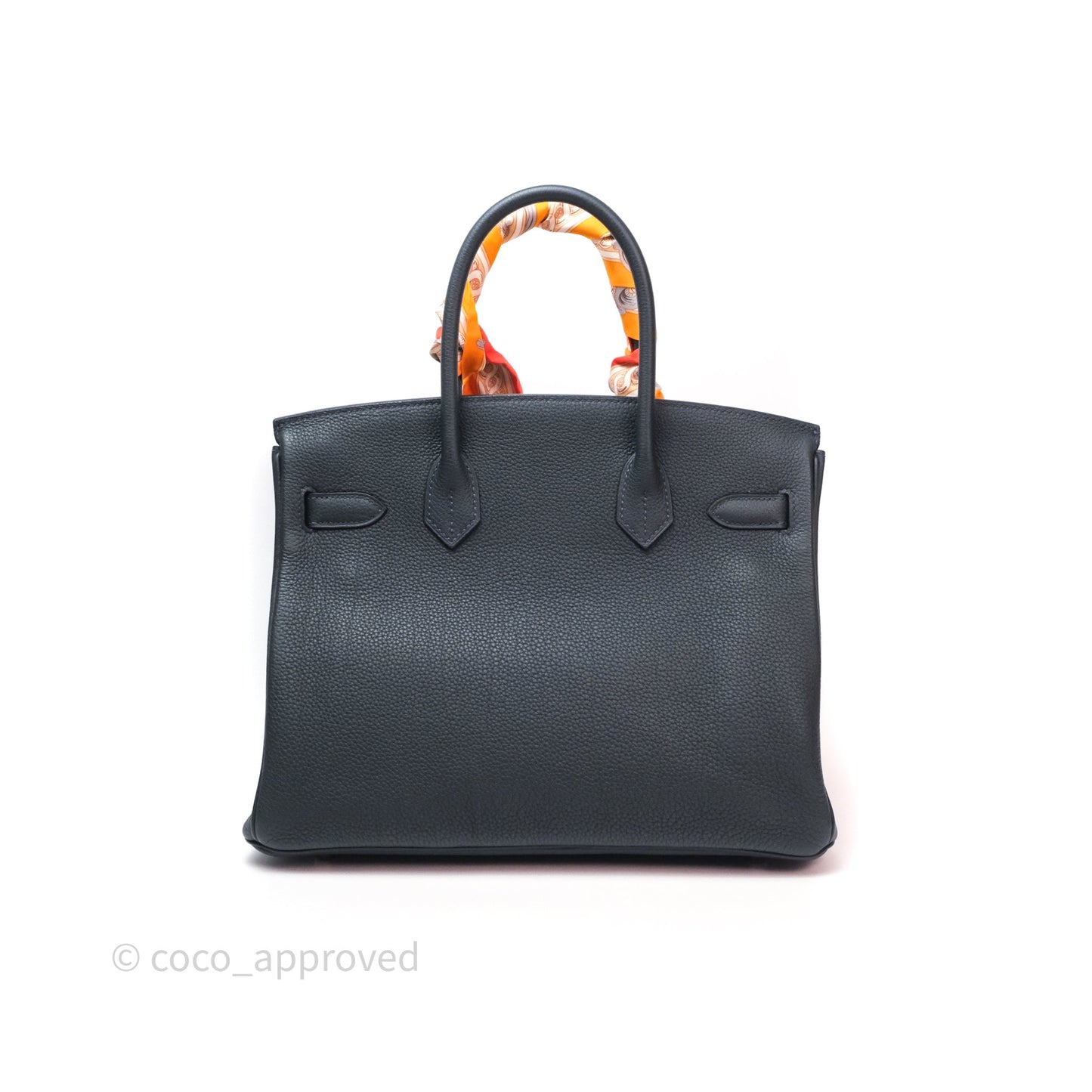 Hermès Birkin 30 Vert Rousseau V0 Togo Palladium Hardware
