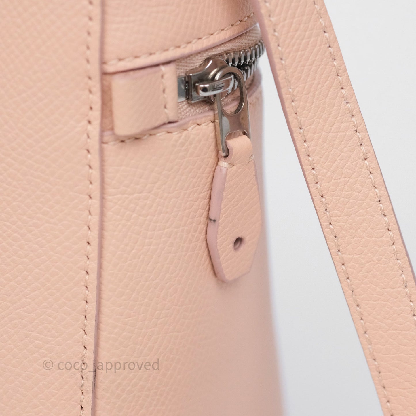 Loro Piana Extra Bag L27 Pink Calfskin Silver Hardware