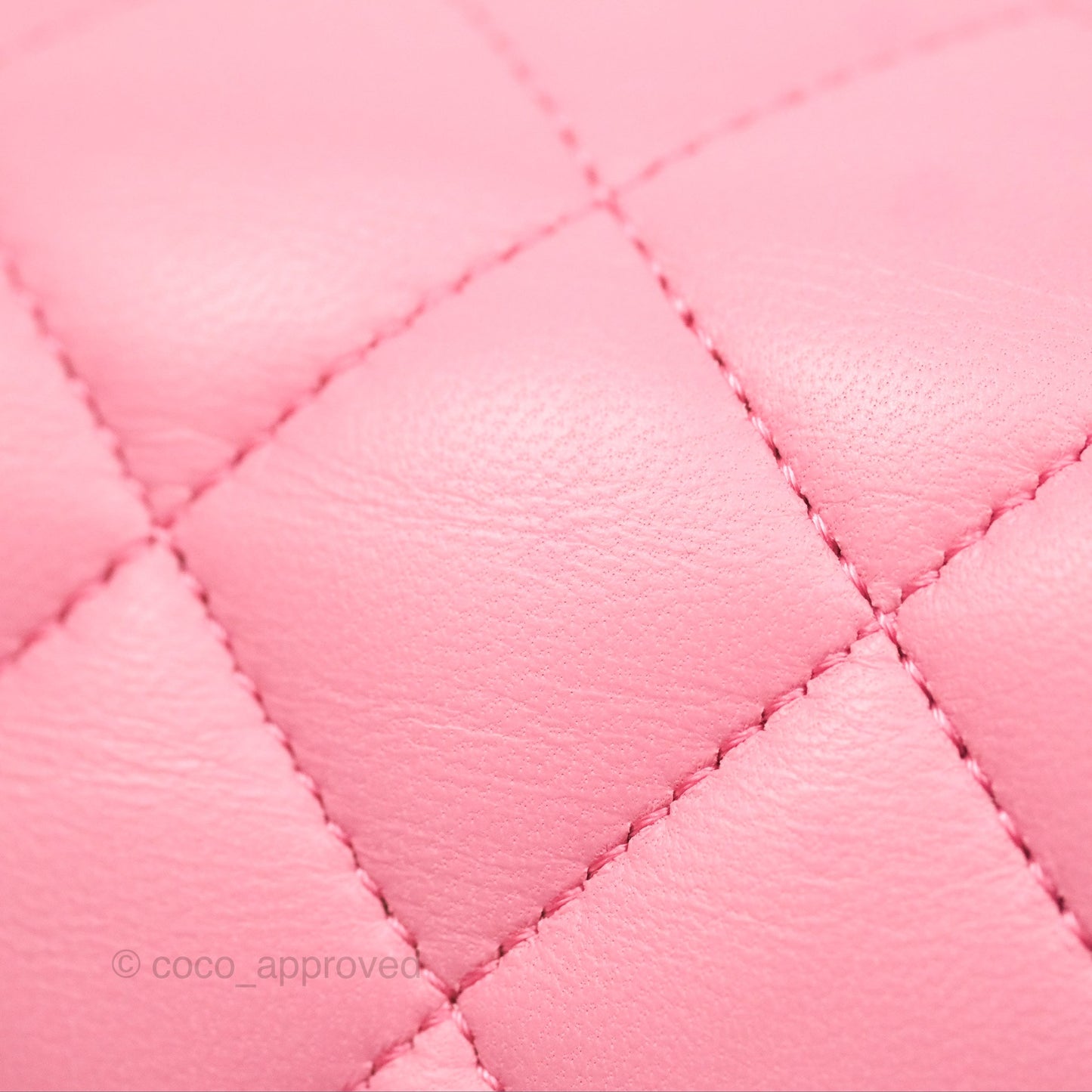 Chanel Small Classic Quilted Flap Pink Lambskin Gold Hardware