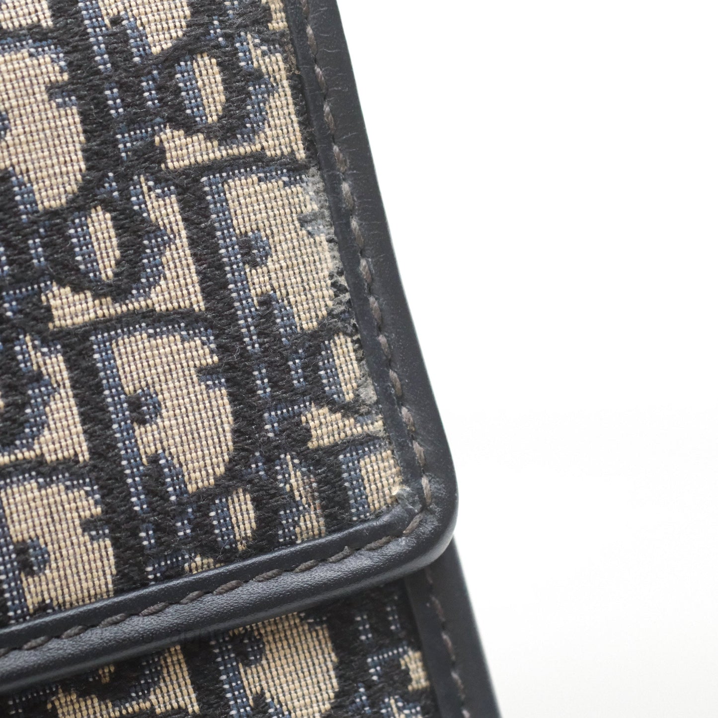 Christian Dior 30 Montaigne with Chain Blue Dior Oblique Jacquard