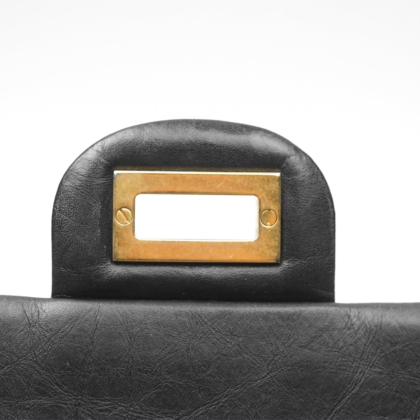 Chanel Reissue 225 Quilted Black Aged Calfskin Aged Gold Hardware