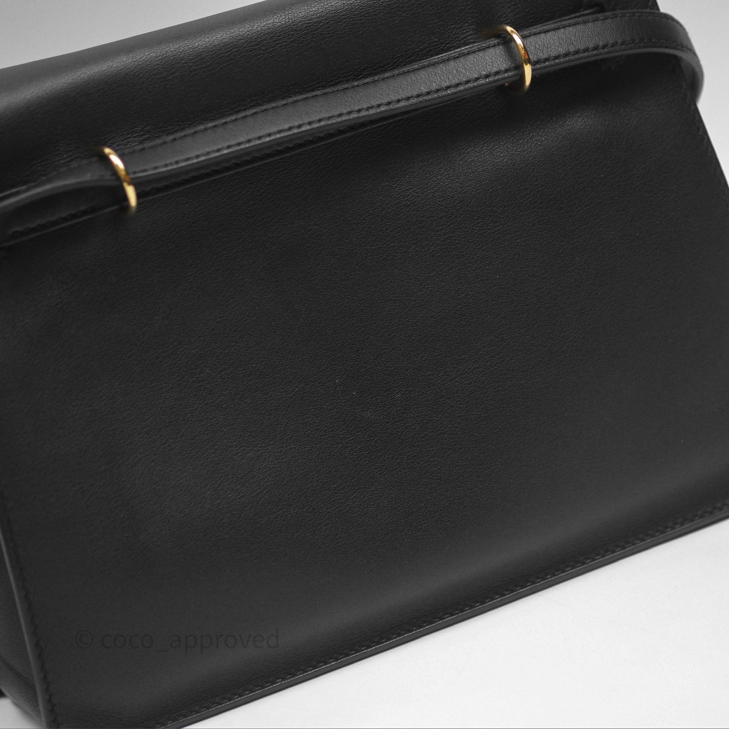Hermès Kelly Danse II Bag Black Noir 89 Swift Gold Hardware