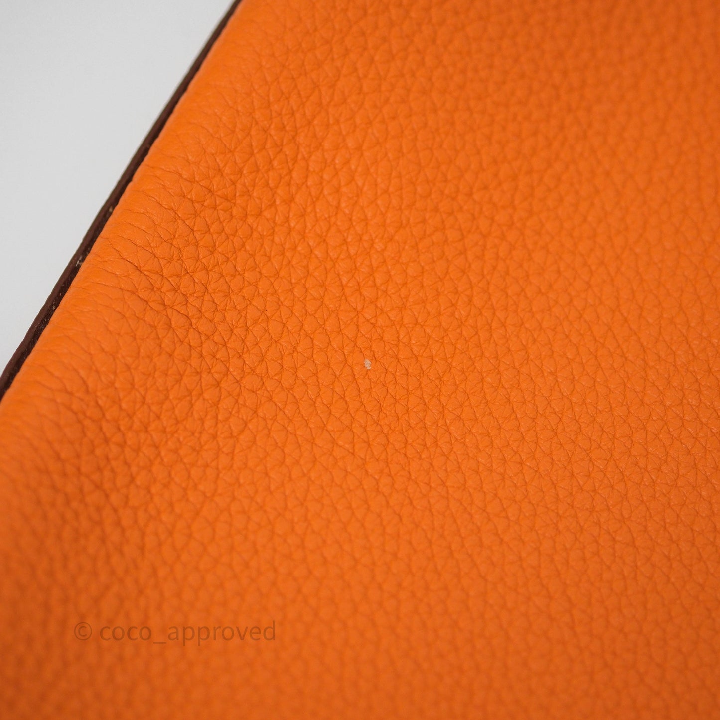 Hermès Double Sens Tote 36 Gold/ Orange Clemence