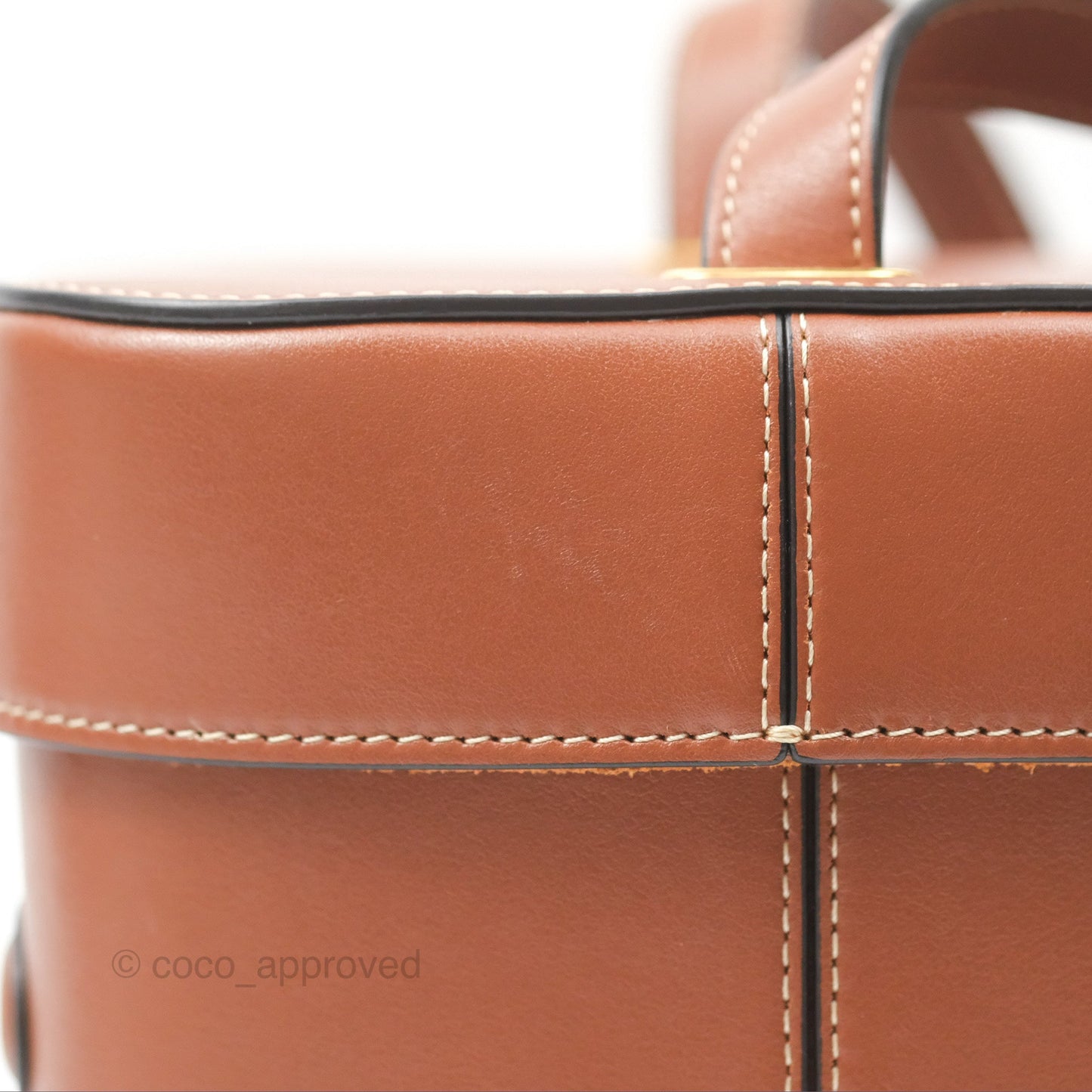 Celine Box Cuir Bag Tan Smooth Calfskin