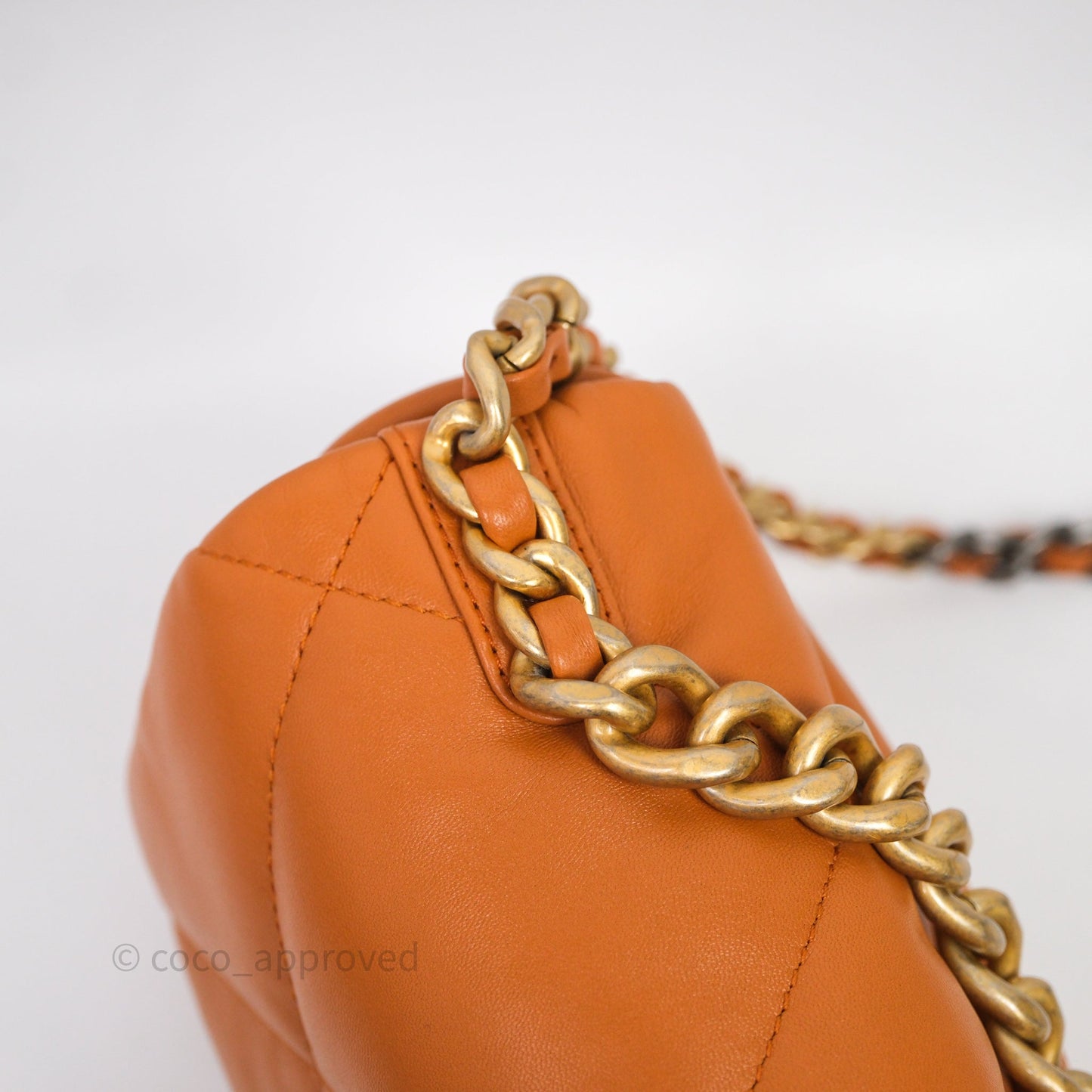 Chanel 19 Small Caramel Mixed Hardware