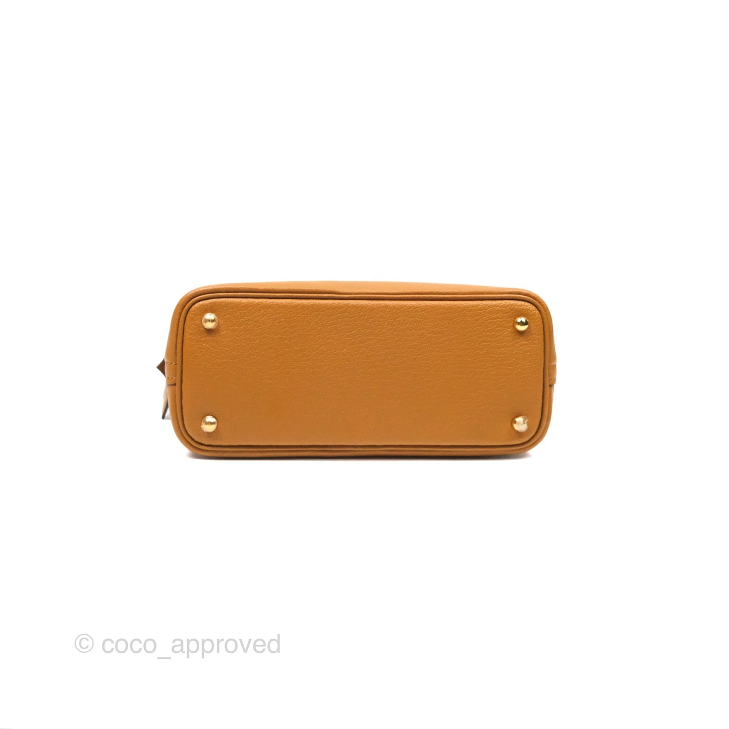 Hermès Bolide Mini 1923 Caramel Chevre Mysore Strap Ficelle/Black Gold Hardware