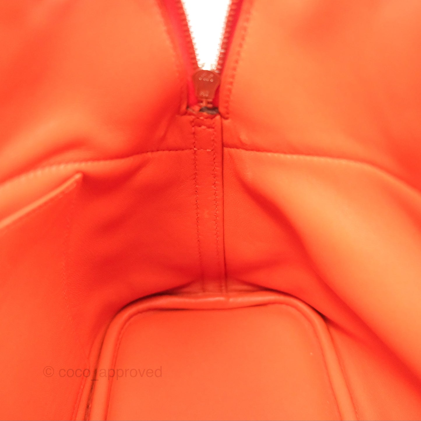 Hermès Bolide 31 Orange H Clemence Palladium Hardware
