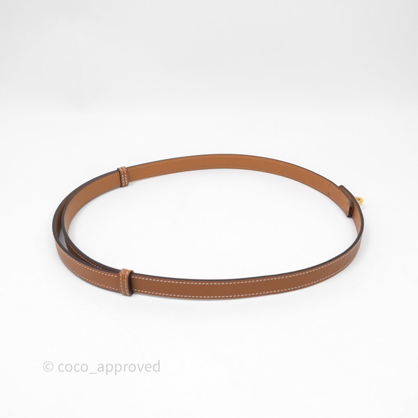 Hermès Kelly Buckle Belt Gold 37 Epsom Gold Hardware
