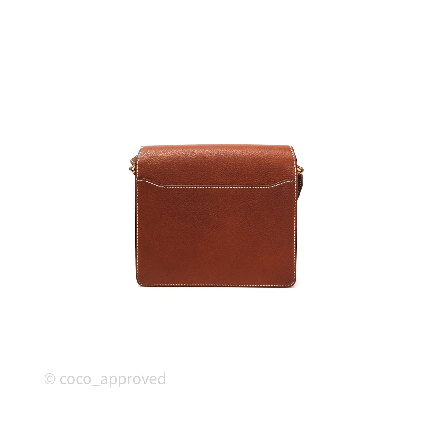 Hermès Roulis Mini Fauve 34 Barenia Gold Hardware