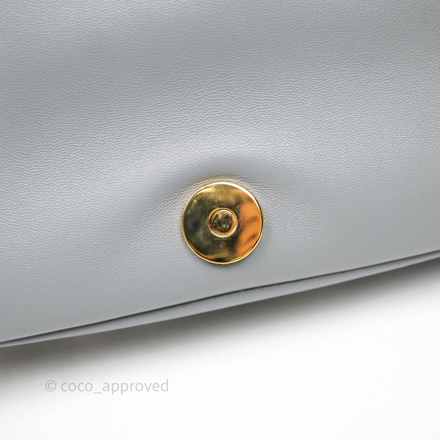Christian Dior Mini Caro Bag Grey Macrocannage