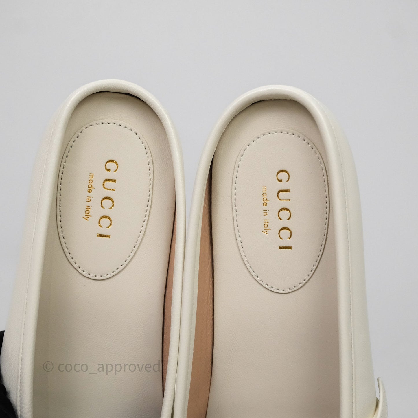 Gucci Horsebit Ballet Flats White Size 35.5
