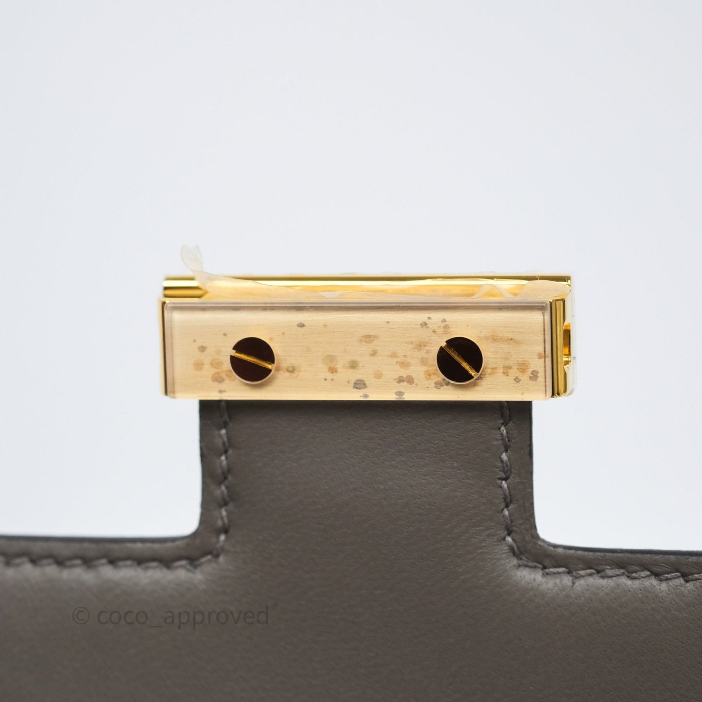 Hermès Constance III Mini Veau Epsom 0L Gris Meyer Gold Hardware