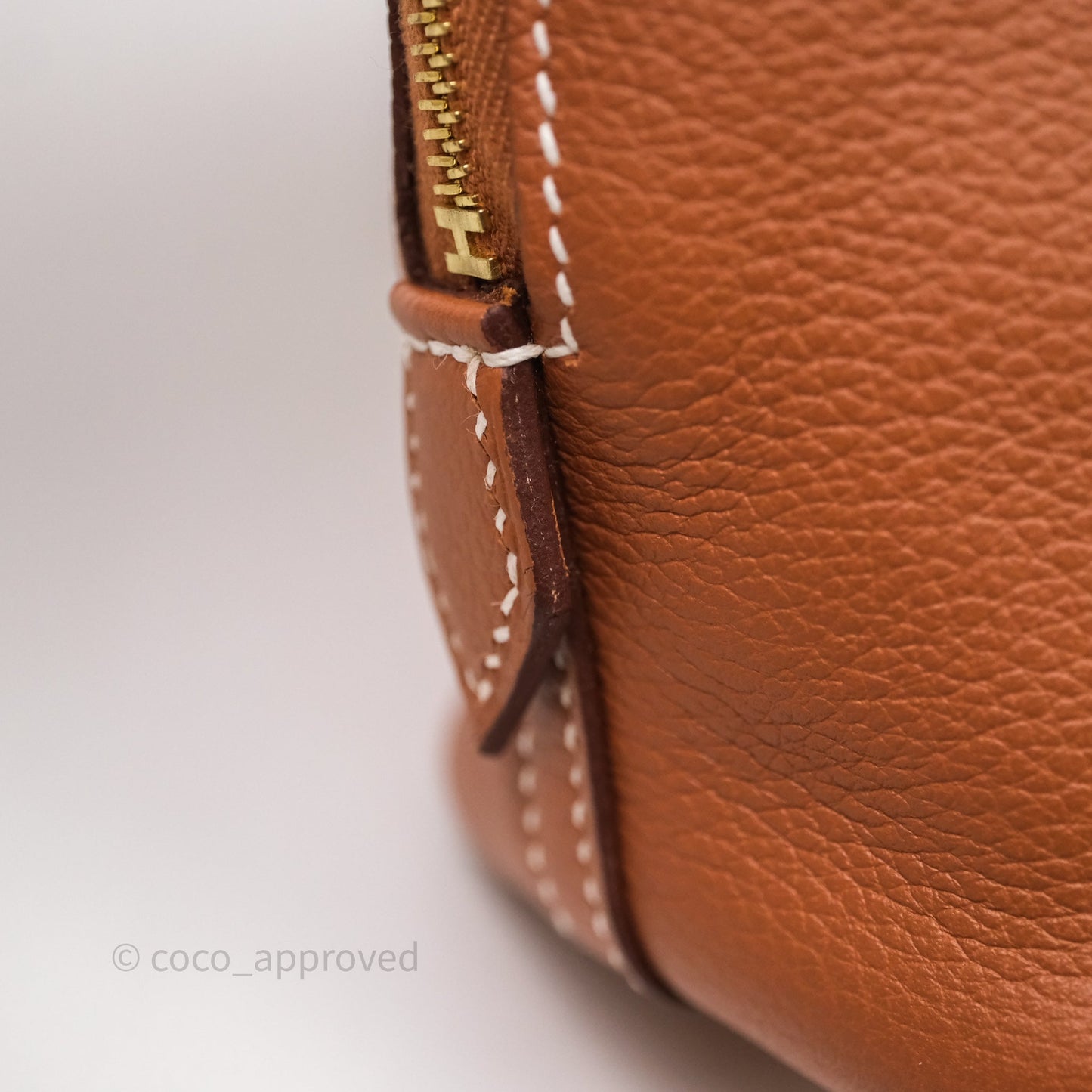 Hermès Bolide Mini 1923 Gold Evercolor Gold Hardware