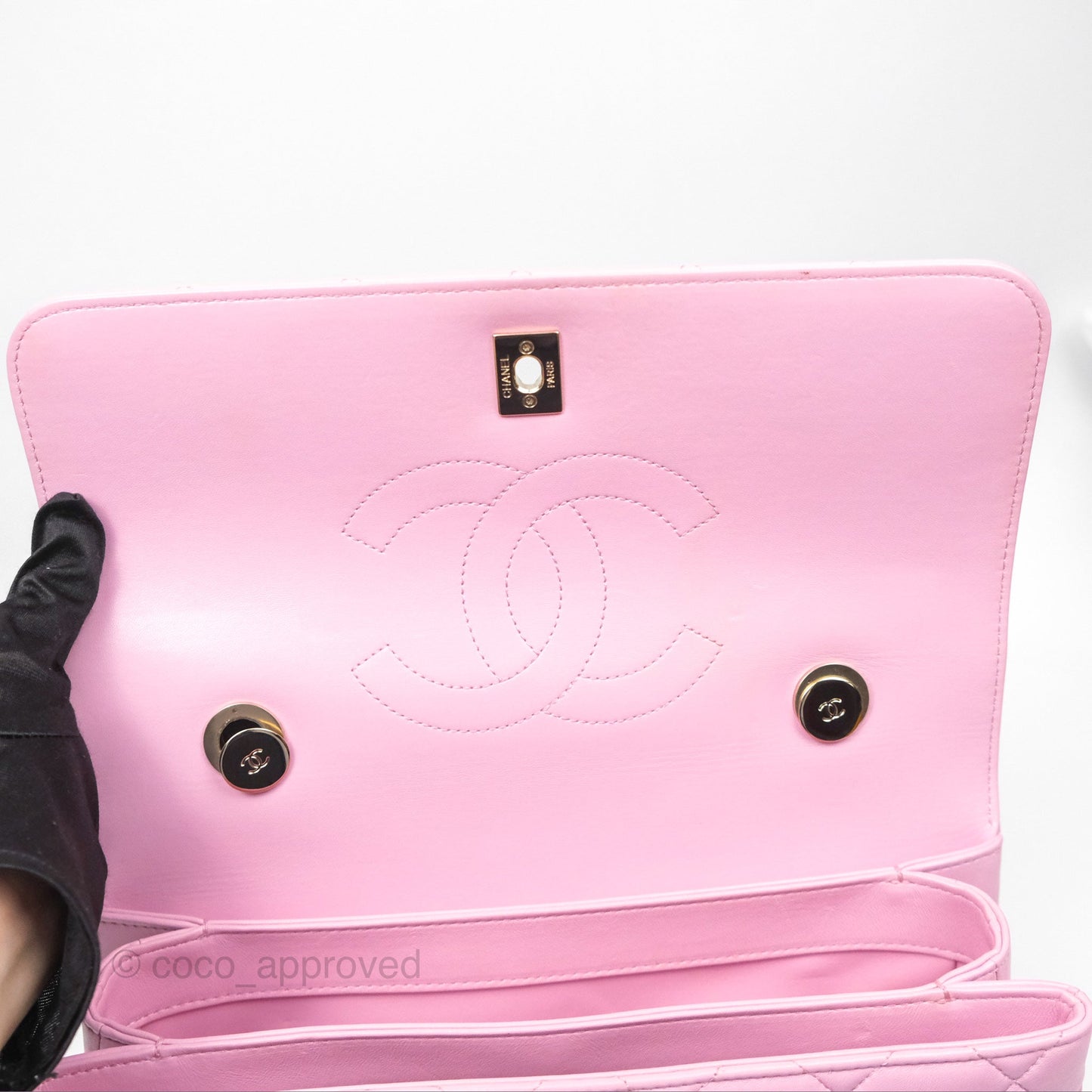 Chanel Medium Trendy CC Pink Lambskin Gold Hardware