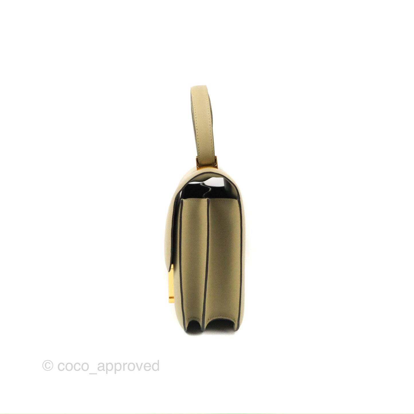 Hermès Constance 24 Sauge Swift Gold Hardware