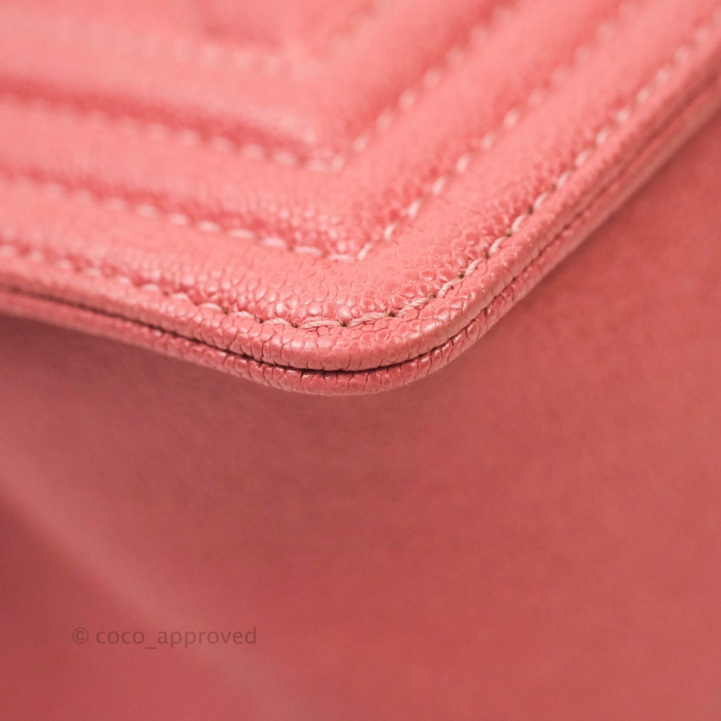 Chanel Boy Chevron Medium Pink Caviar Gold Hardware