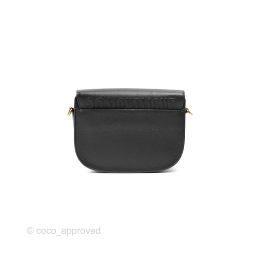 Christian Dior Medium Bobby Flap Black Grained Calfskin