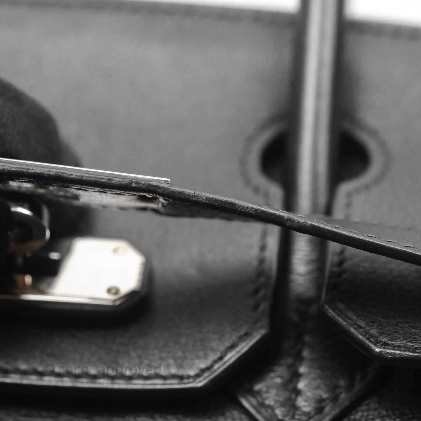 Hermès Birkin 30 Noir 89 Evergrain Palladium Hardware