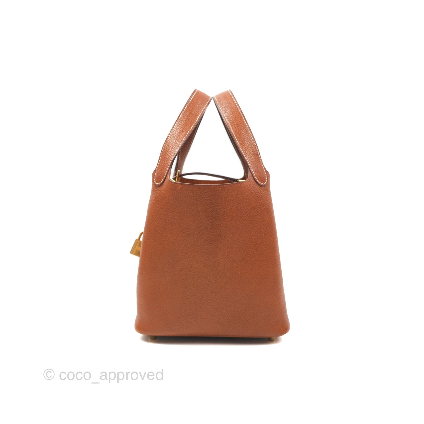 Hermès Picotin Lock 18 Fauve Barenia Gold Hardware