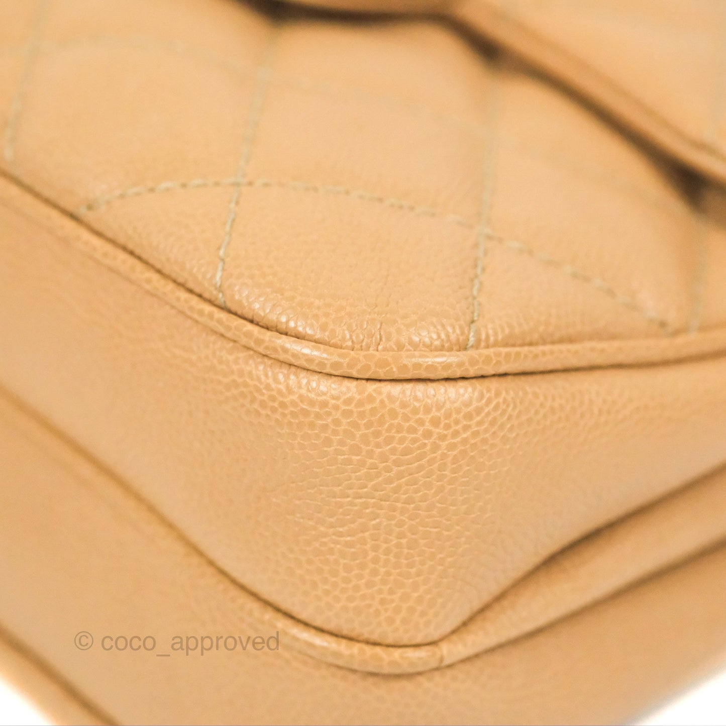 Chanel Quilted Small Urban Companion Flap Bag Beige Caviar Silver Hardware